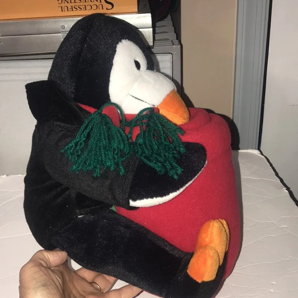 NWT Adorable Puffin Plush + Throw